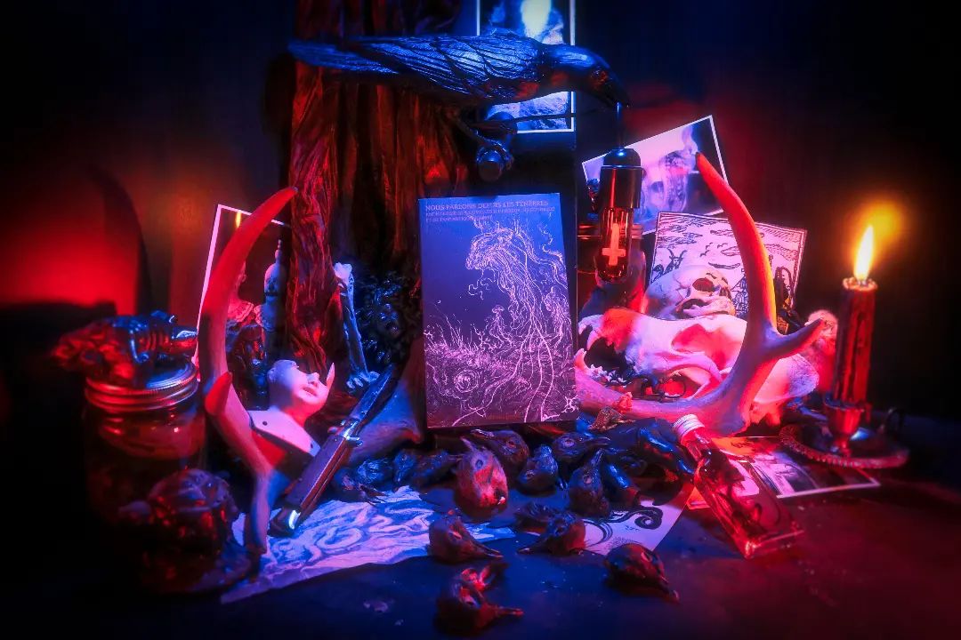 Pour le site d'Estelle Faye , une image de présentation de l'anthologie collective, féminine et horrifique NOUS PARLONS DEPUIS LES TÉNÈBRES, aux éditions Goater. Parce que quand on a des têtes momifiées, faut bien ça serve un jour.
https://www.estellefaye.fr/butitsmyonlyline/anthologies/nousparlonsdepuislestenebres/
http://www.editions-goater.org/livre/nous-parlons-depuis-les-tenebres/