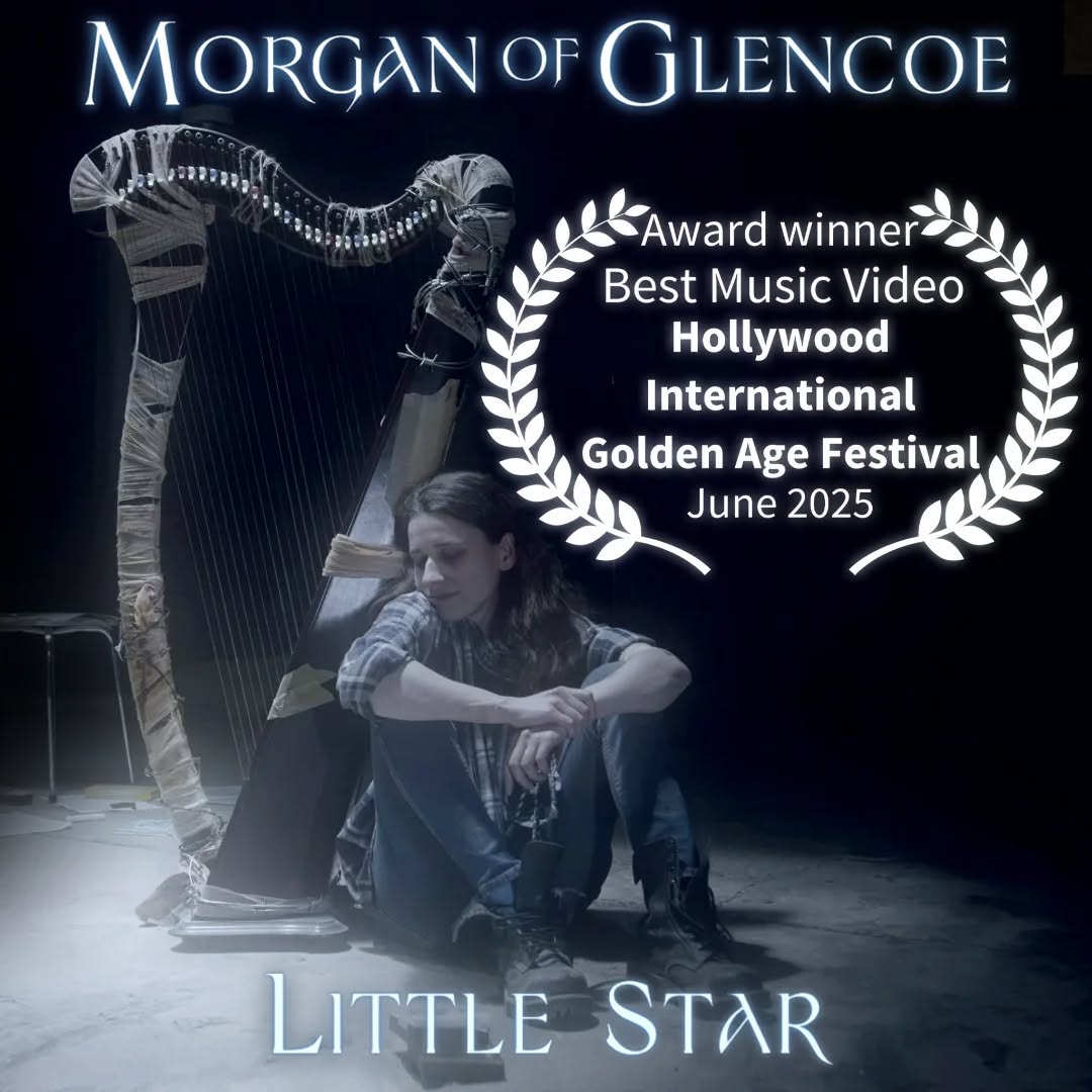 Comme son nom ne l'indique pas, New York a parlé.
Le clip de LITTLE STAR réalisé pour Morgan of Glencoe, s'est vu déclaré Best Music Video au Hollywood International Golden Age Festival de juin 2025. US coasts seem to have a soft spot for us, thanks a bunch then.
@morganofglencoe
@higafestival
Le clip : http://www.youtube.com/watch?v=h1qdifo1ceo
L'album Étoiles Sauvages : https://www.morganofglencoe.com/produit/etoilessauvages/
@fabienlegeron @morganofglencoe @bansheexuan.mua_visualart @philemon.jdr @ludivinefrnr @drumtopia22
#musicianlife #musiqueceltique #breizh #awardwinners #celticmusic #celticharp #celticrock #breton #harpe #courtmetrage #shortfilm #festival #higafestival #newyork #hollywoodinternationalgoldenagefestival #morganofglencoe #celticharp #harpe #harp #celt #musicvideo
