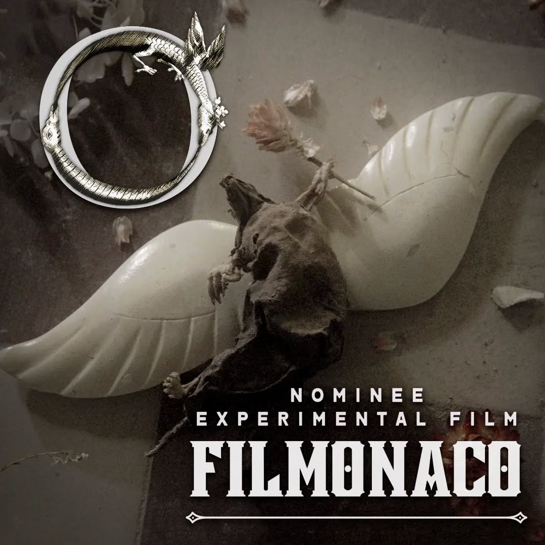 On cavale, on court de périls en aventures, et les nouvelles s'accumulent.

O, donc, entre autres errances (foutre, chuis en retard) nommé à Filmonaco dans la catégorie Experimental Film. 

L'objet (visible un peu partout) : https://youtu.be/_xqGWMb6CBU?si=kWHj14elpdrgRwHN

@filmonacofest @ophelie.charpentier.artist  @gerostenkorp @jennhma @bansheexuan.mua_visualart @fabienlegeron

#shortfilm  #mythology #filmonacofest