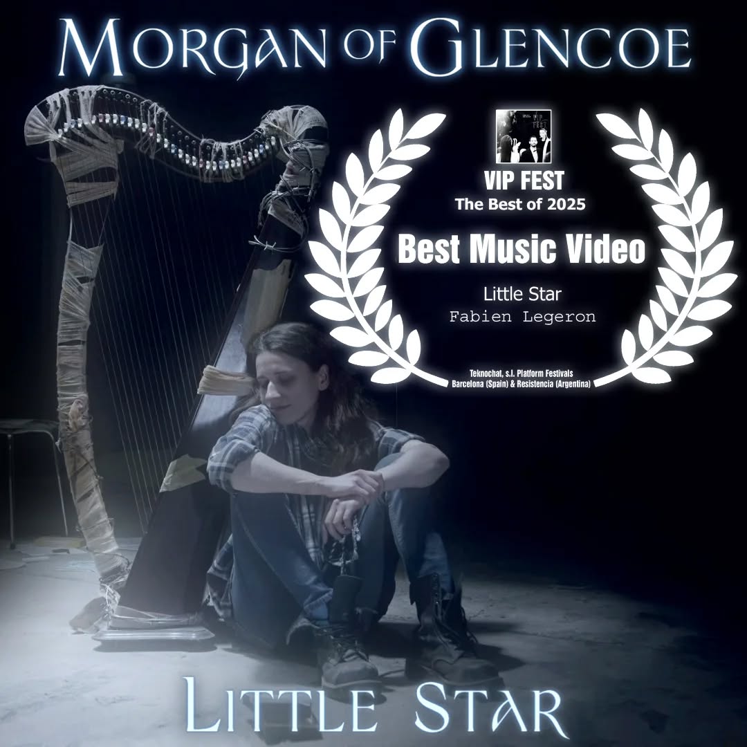 Le clip de LITTLE STAR réalisé pour Morgan of Glencoe, Best Music Video au VIP Fest (Barcelona/Resistencia)

@europafilmfestival
@morganofglencoe

Le clip : http://www.youtube.com/watch?v=h1qdifo1ceo

L'album Étoiles Sauvages : https://www.morganofglencoe.com/produit/etoilessauvages/

@fabienlegeron @morganofglencoe @bansheexuan.mua_visualart @philemon.jdr @ludivinefrnr @drumtopia22 

 #awardwinners #celticmusic #musicvideo