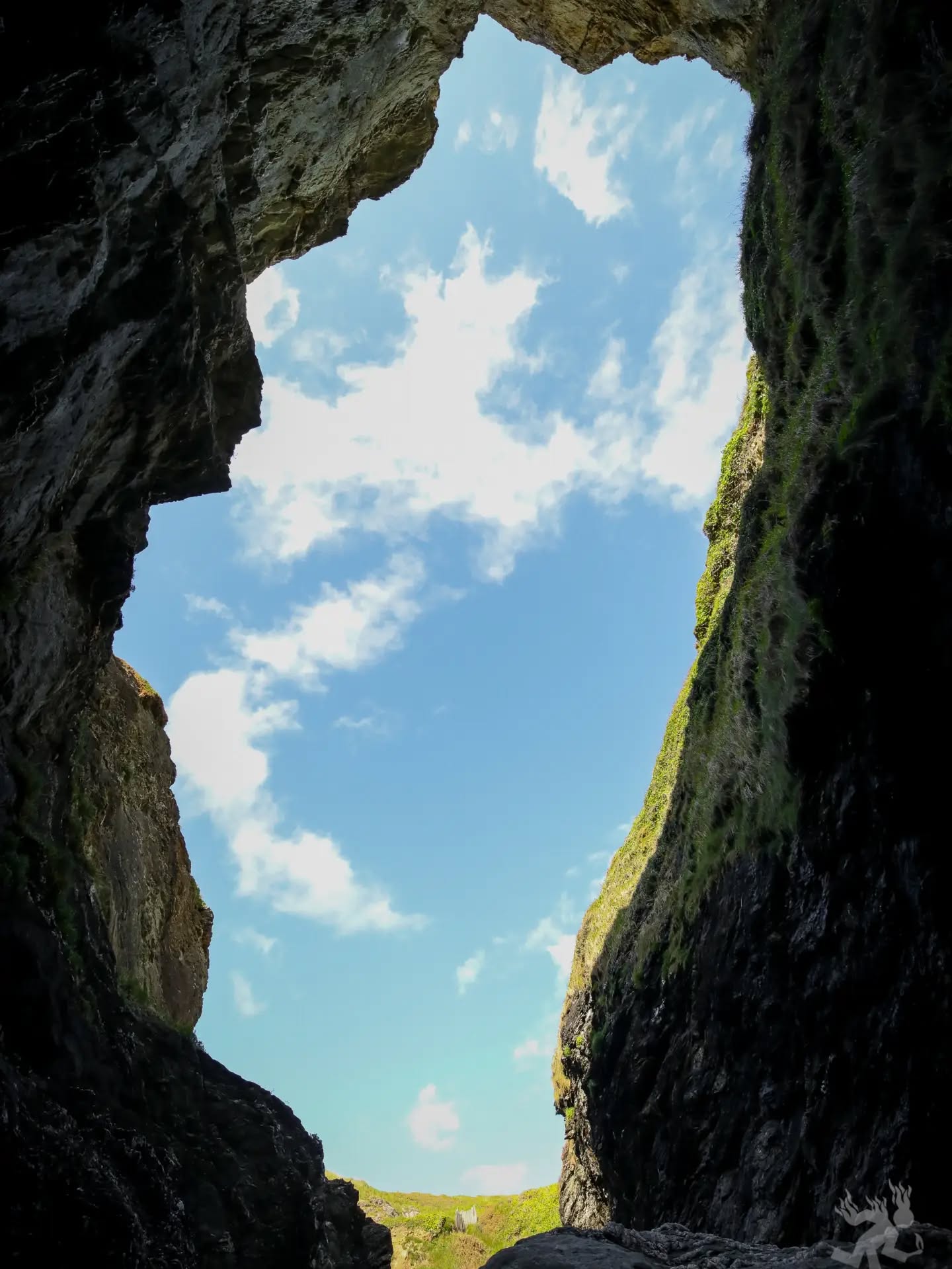 Sometimes, the cave you're in can be an atrium. Look up, get out.